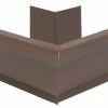 Best Sale 🌟 Amerimax Gutters 7.5-in x 7.5-in Brown K Style Gutter Outside Corner 🌟 -Roofing Sales Shop 00243932