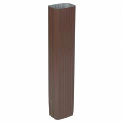 Outlet 💯 Amerimax Downspouts & Components Aluminum 15-in Brown Downspout Extension 👍