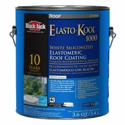 Best Sale 💯 BLACK JACK Roof Coatings Elasto-Kool 1000 3.6-quart Elastomeric Reflective Roof Coating (10-year Limited Warranty) 🔔