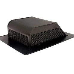 Flash Sale ⭐ Air Vent Roof Louvers Black Aluminum Slant-Back Roof Louver 🧨