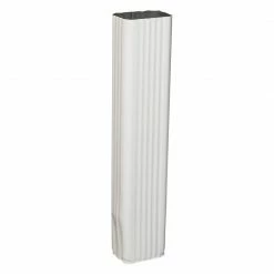 Discount ⭐ Amerimax Downspouts & Components Aluminum 15-in White Downspout Extension ⭐
