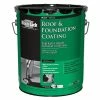 Hot Sale 🎁 BLACK JACK Roof Coatings 4.75-Gallon Fibered Waterproofer Roof Sealant 💯 -Roofing Sales Shop 00381397