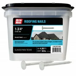 Budget 😍 Grip-Rite 11-Gauge Electro-Galvanized Steel Roofing Nails (30-lbs) 🤩