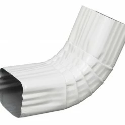 Promo 💯 Amerimax Downspouts & Components Aluminum 2.8125-in White Front Elbow ✔️