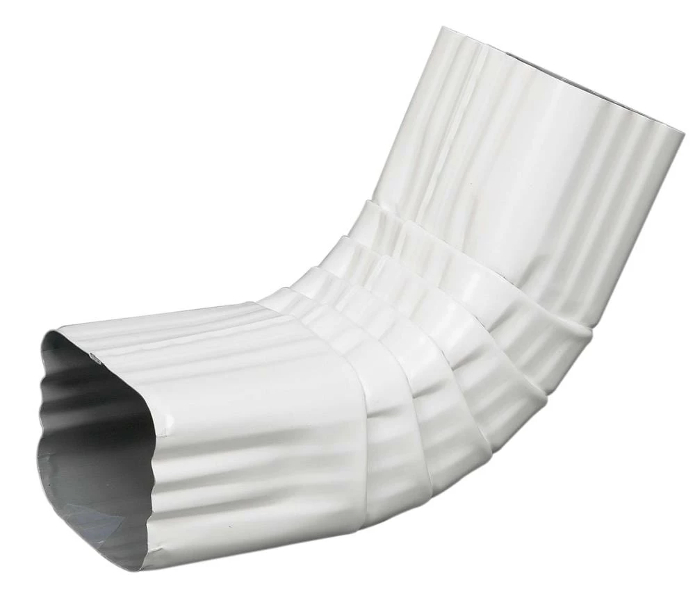 Promo 💯 Amerimax Downspouts & Components Aluminum 2.8125-in White Front Elbow ✔️ 3 Promo 💯 Amerimax Downspouts & Components Aluminum 2.8125-in White Front Elbow ✔️