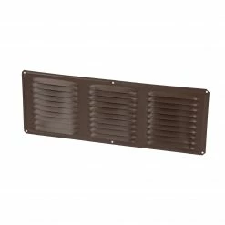 Best Sale 👏 Air Vent Soffit Vents 6-in x 16-in Brown Aluminum Soffit Vent ⌛