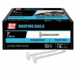 Budget 👏 Grip-Rite 2-in 11-Gauge Electro-Galvanized Steel Roofing Nails 🛒