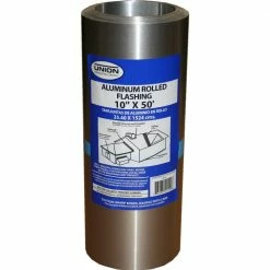 Budget ⭐ Union Corrugating Flashings 10-in x 50-ft Aluminum Roll Flashing 😀