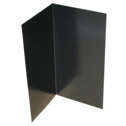 New ✨ Union Corrugating Flashings 4-in x 4-in Black Aluminum Step Flashing ✔️