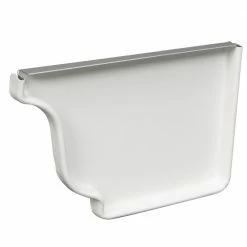 Best Pirce 😀 Amerimax Gutter Parts & Accessories Aluminum K Style (Right) End Cap ✨