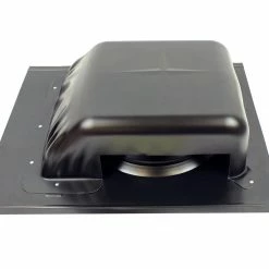 Best Pirce 💯 Air Vent Roof Louvers Black Galvanized Steel Slant-Back Roof Louver 🎉