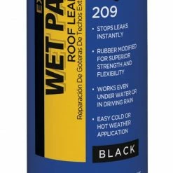 Best Sale 🎁 Henry Company Roof Coatings Extreme Wet Patch 10-fl oz Waterproofer Elastomeric Cement Roof Sealant ⌛