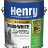 Discount 🎉 Henry Company Roof Coatings Enviro-White 0.9-Gallon Elastomeric Reflective Roof Coating (12-year Limited Warranty) ❤️ -Roofing Sales Shop 04030691 scaled