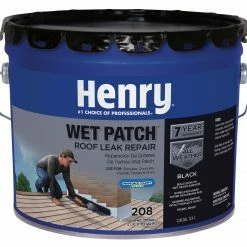 Promo ⭐ Henry Company Roof Coatings Wet Patch 3-Gallon Waterproofer Cement Roof Sealant 😀