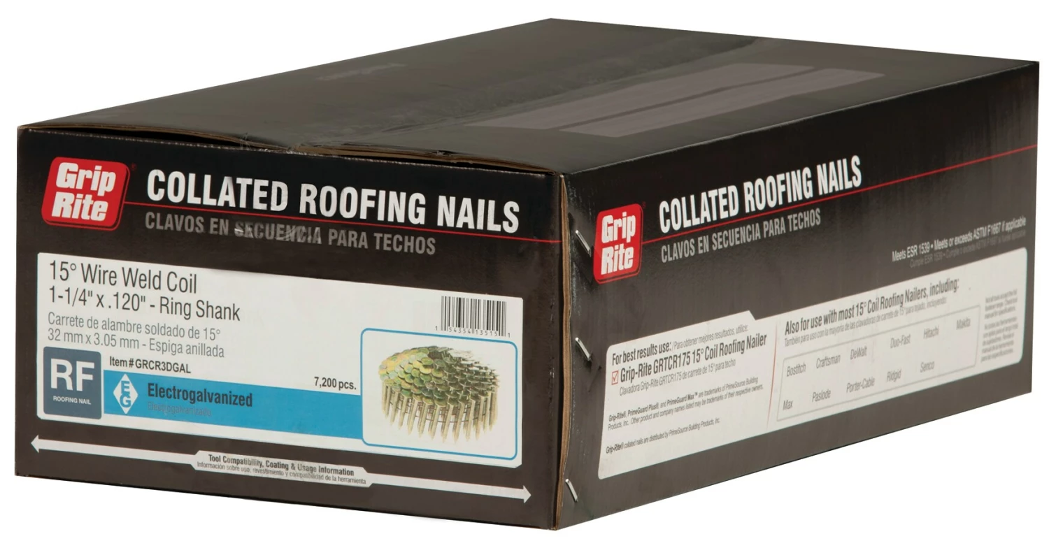 Deals ๐งจ Grip-Rite Roofing Nails 7200-Count 1.25-in Roofing Pneumatic Nails ๐ 4 Deals ๐งจ Grip-Rite Roofing Nails 7200-Count 1.25-in Roofing Pneumatic Nails ๐ - Image 2