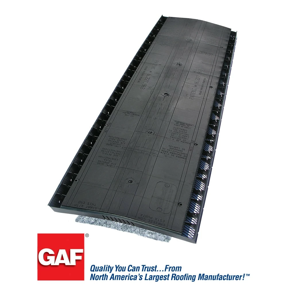 Brand new 🛒 GAF Roof Ridge Vents Cobra Snow Country 13.7-in x 48-in Black Plastic Stick Roof Ridge Vent 🤩 3 Brand new 🛒 GAF Roof Ridge Vents Cobra Snow Country 13.7-in x 48-in Black Plastic Stick Roof Ridge Vent 🤩