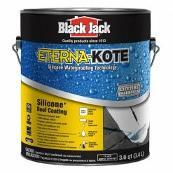 Top 10 👏 BLACK JACK Roof Coatings Eterna-Kote 3.6-quart Silicone Reflective Roof Coating (Lifetime Warranty) 🎉