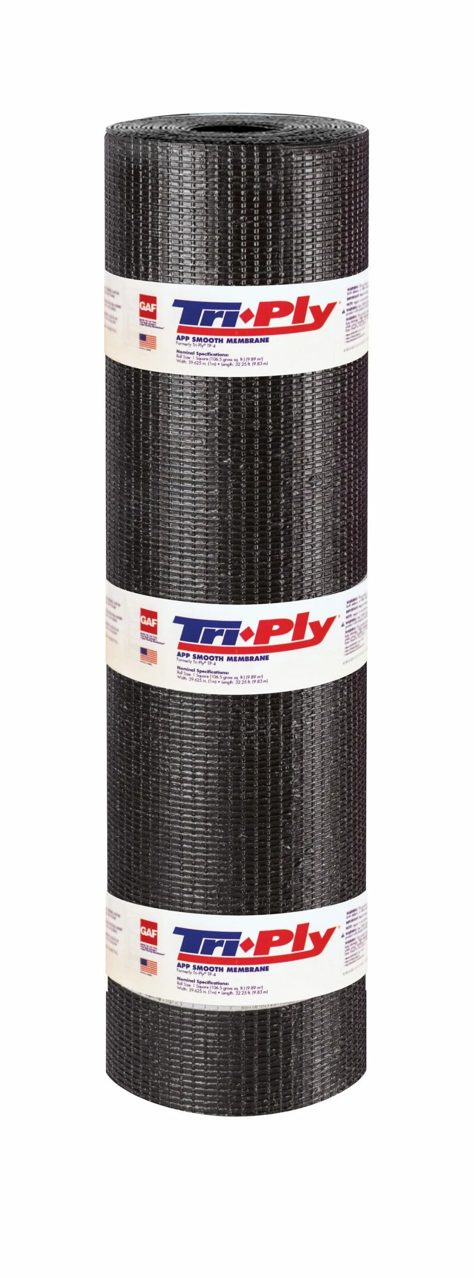 New π GAF Tri-Ply APP Smooth Membrane 3.3-ft W x 32.25-ft L 100-sq ft Black Roll Roofing π― 3 New π GAF Tri-Ply APP Smooth Membrane 3.3-ft W x 32.25-ft L 100-sq ft Black Roll Roofing π―