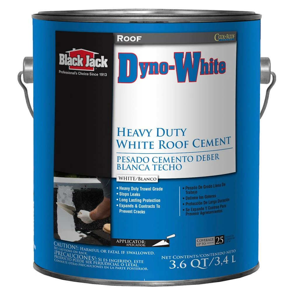Deals 👏 BLACK JACK Roof Sealants Dyno-White 3.6 Quart(S) Cement Roof Sealant 😍 3 Deals 👏 BLACK JACK Roof Sealants Dyno-White 3.6 Quart(S) Cement Roof Sealant 😍