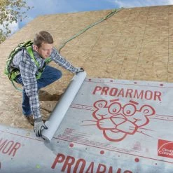 Cheapest ❤️ Owens Corning Roofing Underlayment ProArmor 42-in x 286-ft 1000-sq ft Synthetic Roof Underlayment 🤩 -Roofing Sales Shop 05434864