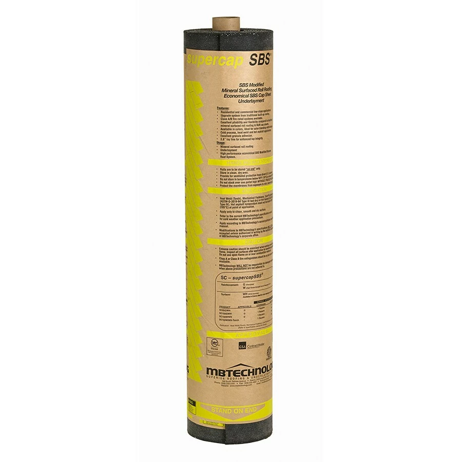 Budget π supercap SBS 3.3-ft W x 33.3-ft L 100-sq ft Hickory Roll Roofing π 3 Budget π supercap SBS 3.3-ft W x 33.3-ft L 100-sq ft Hickory Roll Roofing π - Image 2