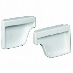 New 🛒 Amerimax Gutter Parts & Accessories Traditional Vinyl K Style Pair (Left/Right) End Cap 👏