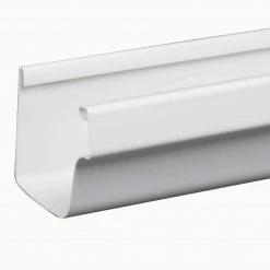 New 🤩 Amerimax Gutters Traditional 4.5-in x 120-in White K Style Gutter 😀