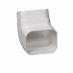 Promo 👍 Amerimax Downspouts & Components Traditional Vinyl 5.5-in White Front Elbow 🎉