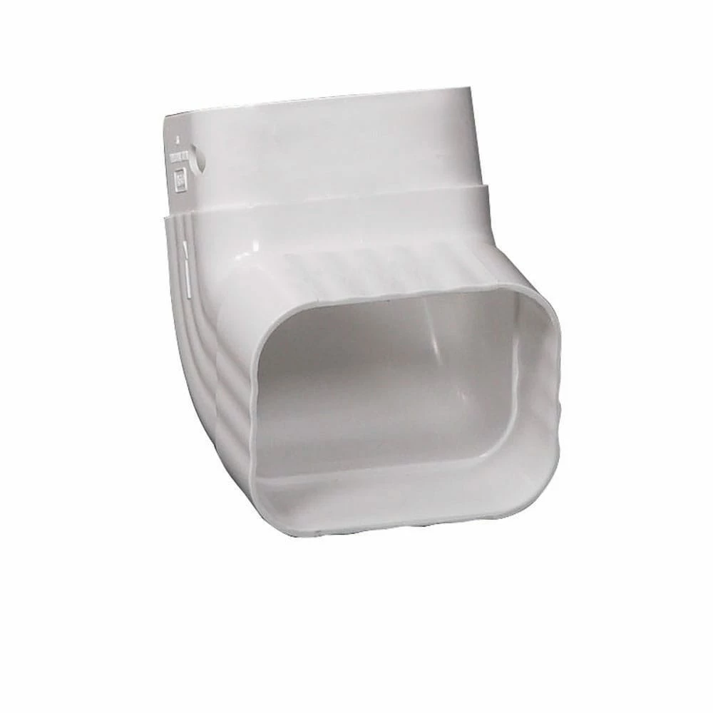 Promo 👍 Amerimax Downspouts & Components Traditional Vinyl 5.5-in White Front Elbow 🎉 3 Promo 👍 Amerimax Downspouts & Components Traditional Vinyl 5.5-in White Front Elbow 🎉