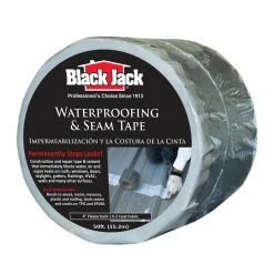 Cheapest 🔔 BLACK JACK Roof Seam Tape 4-in x 50-ft Rubberized asphalt Roll Flashing 🧨