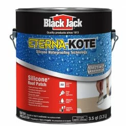 Buy ๐ BLACK JACK Roof Coatings Eterna-Kote 3.5-quart Silicone Reflective Roof Coating (Lifetime Warranty) โญ
