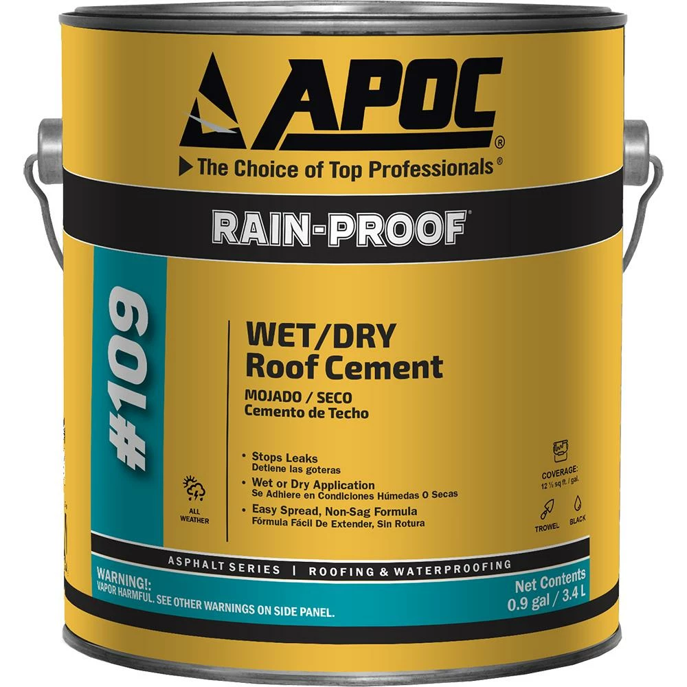 Discount 🎁 APOC Roof Coatings Rain-Proof 0.9-Gallon Fibered Waterproof Cement Roof Sealant 🎁 3 Discount 🎁 APOC Roof Coatings Rain-Proof 0.9-Gallon Fibered Waterproof Cement Roof Sealant 🎁