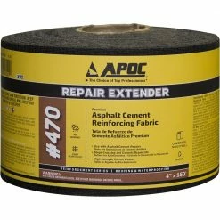 Brand new 🎁 APOC Roof Coatings Repair Extender 4-in W x 150-ft L Asphalt Cement Roof Fabric 🎉
