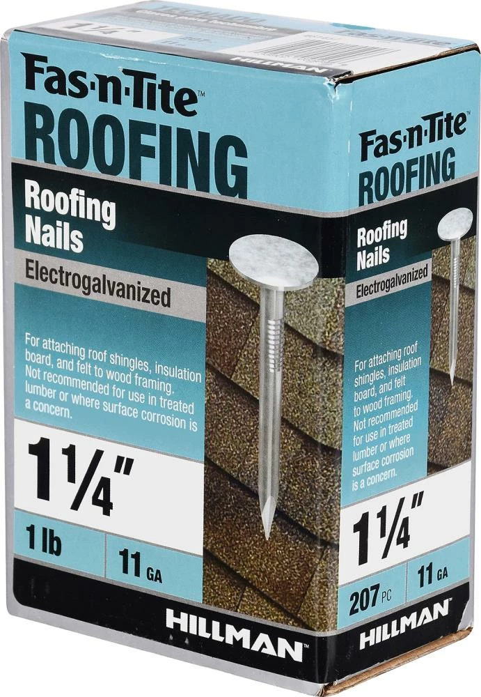 Brand new โ๏ธ Fas-n-Tite 11-Gauge Electro-Galvanized Roofing Nails (1-lb) ๐ 7 Brand new โ๏ธ Fas-n-Tite 11-Gauge Electro-Galvanized Roofing Nails (1-lb) ๐ - Image 5