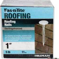 Promo π Fas-n-Tite 1-in 11-Gauge Electro-Galvanized Steel Roofing Nails (5-lbs) 𧨠11 Promo π Fas-n-Tite 1-in 11-Gauge Electro-Galvanized Steel Roofing Nails (5-lbs) 𧨠-Roofing Sales Shop 10412922