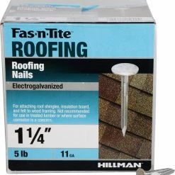Cheapest 🎁 Fas-n-Tite 1-1/4-in 11-Gauge Electro-Galvanized Steel Roofing Nails (5-lbs) ⭐ 11 Cheapest 🎁 Fas-n-Tite 1-1/4-in 11-Gauge Electro-Galvanized Steel Roofing Nails (5-lbs) ⭐ -Roofing Sales Shop 10412934