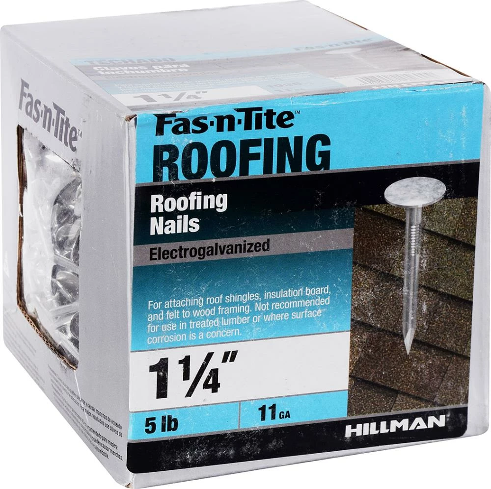 Cheapest 🎁 Fas-n-Tite 1-1/4-in 11-Gauge Electro-Galvanized Steel Roofing Nails (5-lbs) ⭐ 6 Cheapest 🎁 Fas-n-Tite 1-1/4-in 11-Gauge Electro-Galvanized Steel Roofing Nails (5-lbs) ⭐ - Image 4