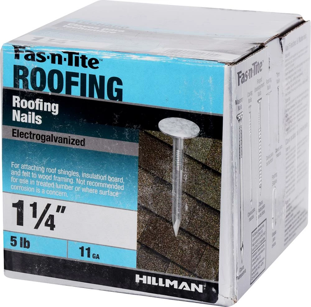 Cheapest 🎁 Fas-n-Tite 1-1/4-in 11-Gauge Electro-Galvanized Steel Roofing Nails (5-lbs) ⭐ 7 Cheapest 🎁 Fas-n-Tite 1-1/4-in 11-Gauge Electro-Galvanized Steel Roofing Nails (5-lbs) ⭐ - Image 5