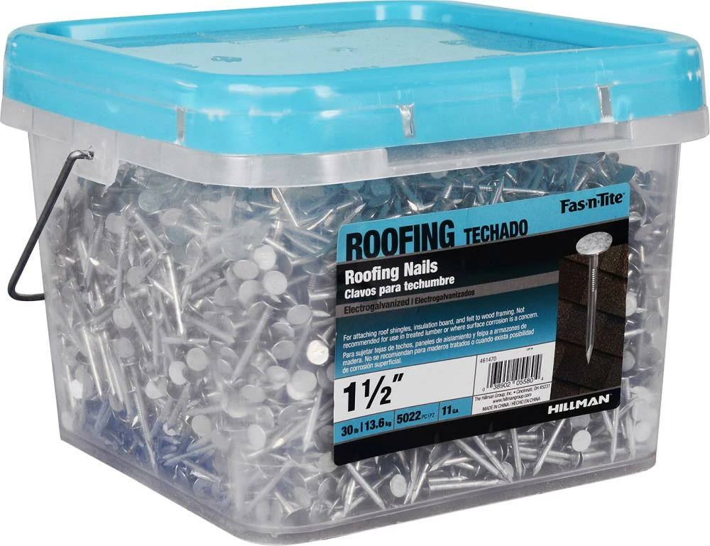 Cheapest ✨ Fas-n-Tite 11-Gauge Electro-Galvanized Roofing Nails (30-lbs) ⌛ 6 Cheapest ✨ Fas-n-Tite 11-Gauge Electro-Galvanized Roofing Nails (30-lbs) ⌛ - Image 4
