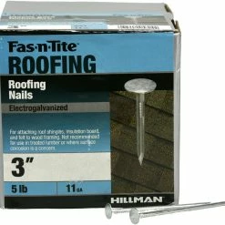 Promo 😍 Fas-n-Tite 3-in 11-Gauge Electro-Galvanized Roofing Nails (5-lbs) 😍 -Roofing Sales Shop 10421352