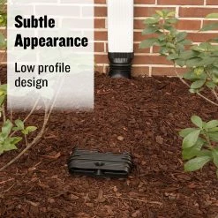 Deals 🎉 Amerimax Downspouts & Components StealthFlow Low Profile Ext Kit Vinyl 24.5-in Black Downspout Extension ✨ -Roofing Sales Shop 10448346