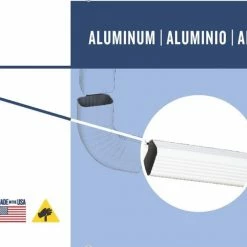 Discount ⭐ Amerimax Downspouts & Components Aluminum 15-in White Downspout Extension ⭐ -Roofing Sales Shop 10449336