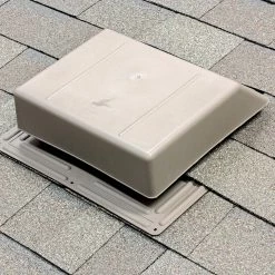 Discount 🎁 Air Vent Roof Louvers Weatherwood Plastic Slant-Back Roof Louver 💯 -Roofing Sales Shop 10833865