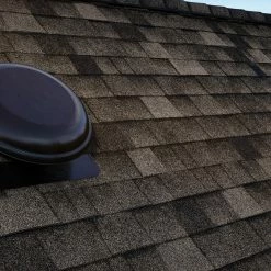 Discount 😍 Air Vent Roof Louvers Black Galvanized Steel Round Roof Louver 🔔 -Roofing Sales Shop 11090218