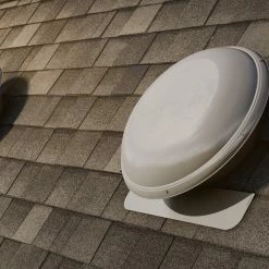 Outlet 🌟 Air Vent Roof Louvers Weatherwood Galvanized Steel Round Roof Louver ⌛ -Roofing Sales Shop 11090226