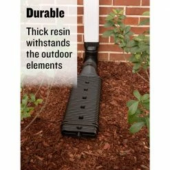 Deals 🎉 Amerimax Downspouts & Components StealthFlow Low Profile Ext Kit Vinyl 24.5-in Black Downspout Extension ✨ -Roofing Sales Shop 11265137