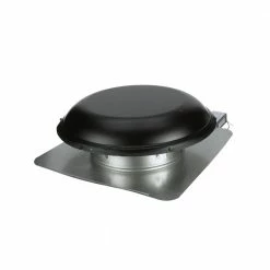 New 🤩 Air Vent Power Roof Vents 1,500-CFM Black Galvanized Steel Electric Power Roof Vent ⭐ -Roofing Sales Shop 11376927
