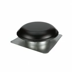 New 🤩 Air Vent Power Roof Vents 1,500-CFM Black Galvanized Steel Electric Power Roof Vent ⭐ -Roofing Sales Shop 11376933