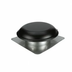 New 🤩 Air Vent Power Roof Vents 1,500-CFM Black Galvanized Steel Electric Power Roof Vent ⭐ -Roofing Sales Shop 11376934