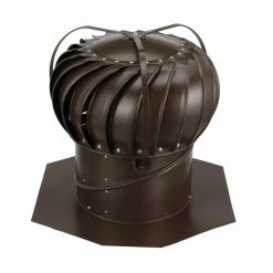 Deals ⭐ Air Vent Roof Turbine Vents Airhawk 12-in Aluminum Externally Braced Roof Turbine Vent 🎁 -Roofing Sales Shop 11994835